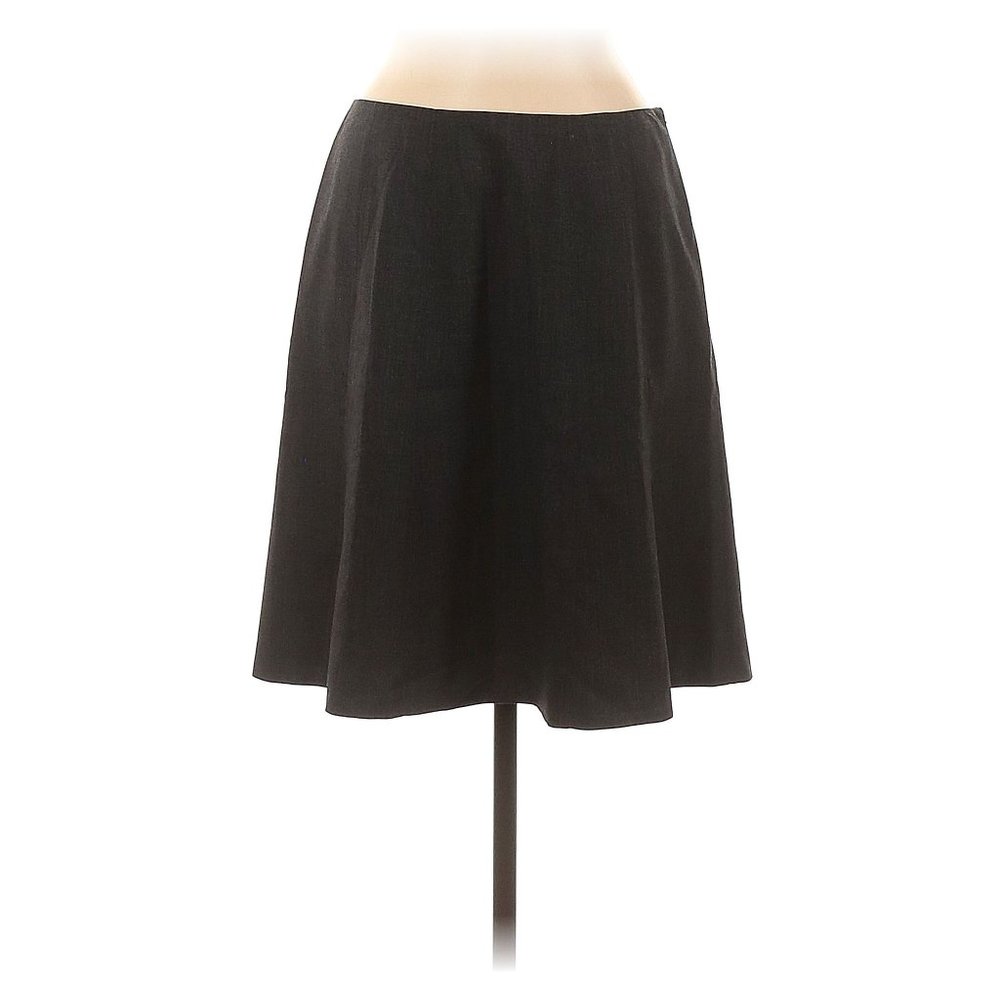Calvin Klein 8P Grey Lined A-Line Dress Skirt